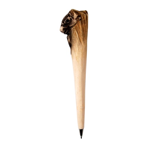 One Of A Kind Buffalo Hand Carved Wood Pens